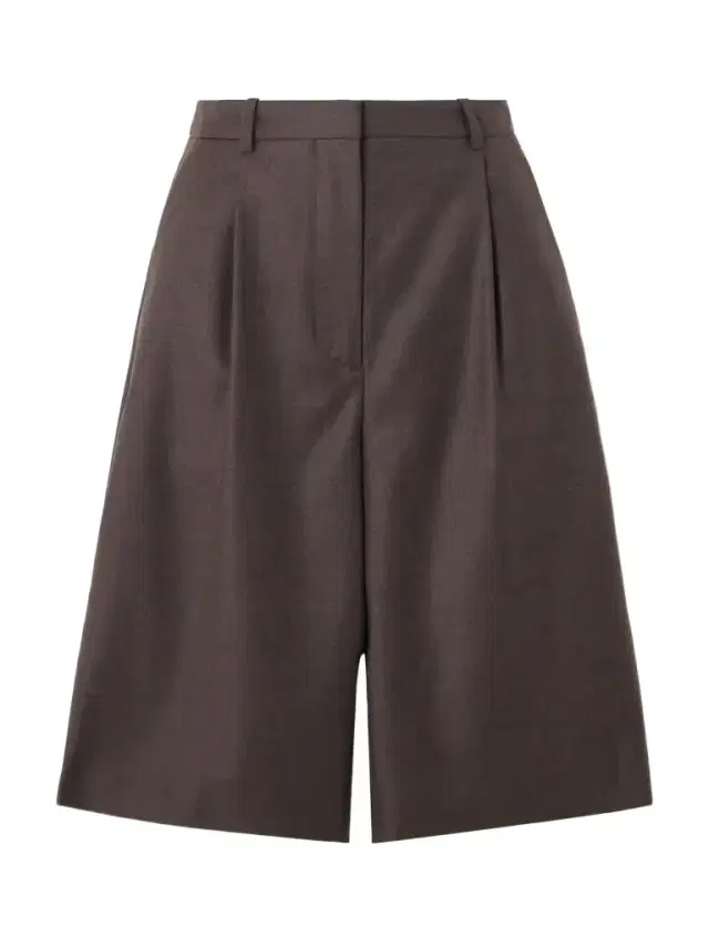 Loulou de Saison Adler Pleated Wool-twill Shorts