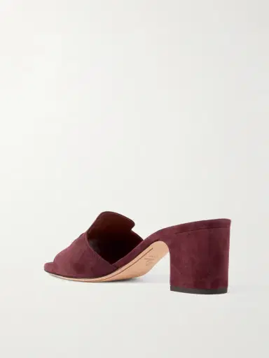 Loro Piana Summer Charms Embellished Suede Mules | Thumbnail 3