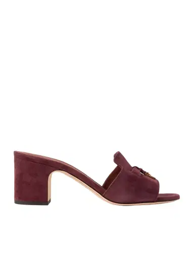 Loro Piana Summer Charms Embellished Suede Mules | Thumbnail 1