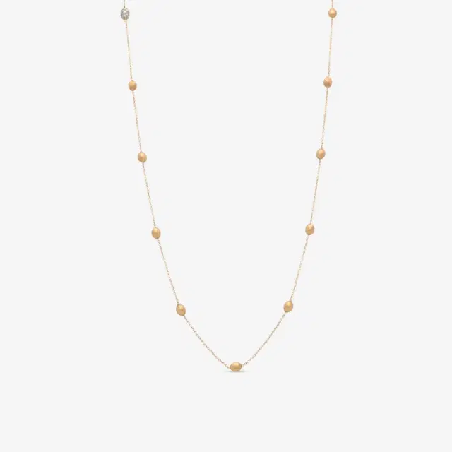 NANIS Nanis 18K Yellow Gold Ice Diamond Station Necklace by The Solist