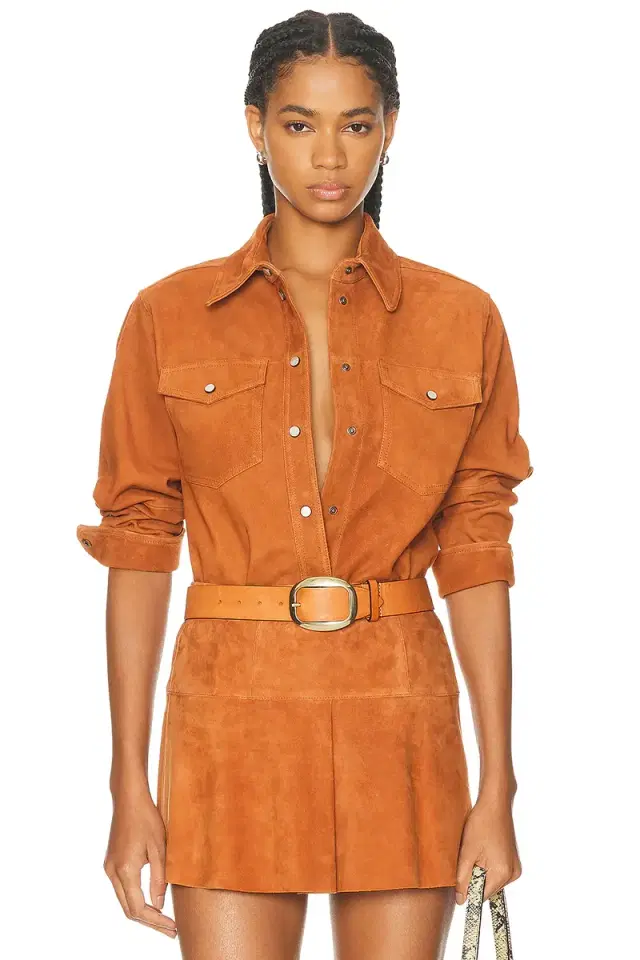 Isabel Marant Delcia Suede Shirt
