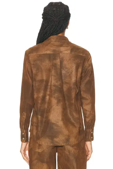ISABEL MARANT ÉTOILE Karima Button Up Top | Thumbnail 3