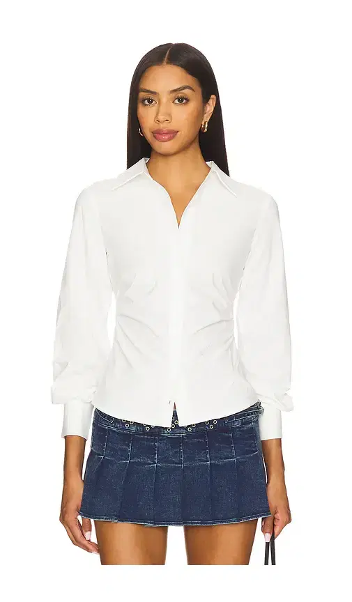 ALL THE WAYS Millie Button Up Top