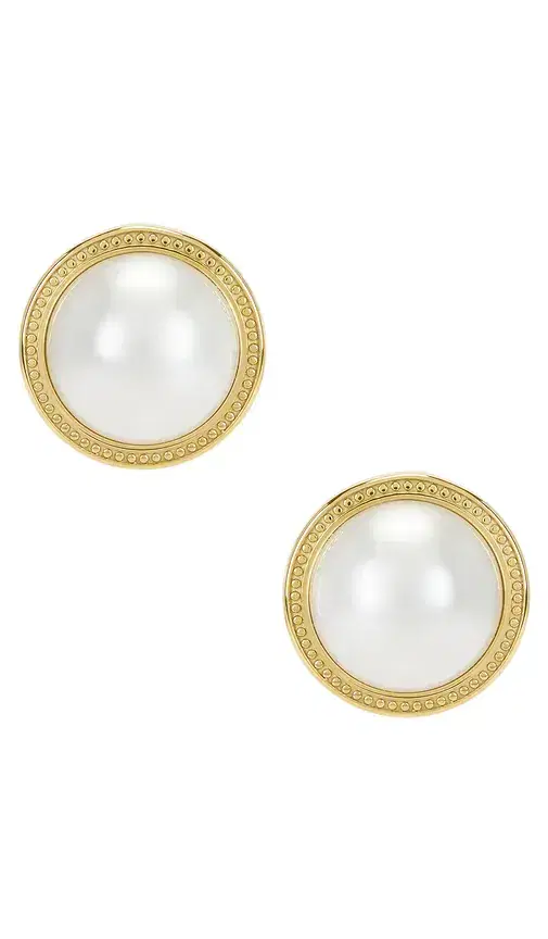 Cendre Rue Cler Pearl Earrings