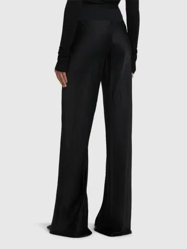 RICK OWENS Bias Washed Charmeuse Pants | Thumbnail 3