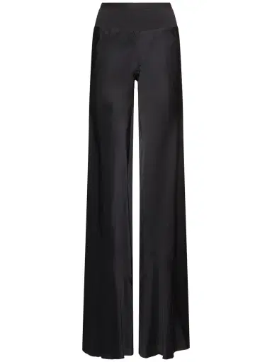 RICK OWENS Bias Washed Charmeuse Pants | Thumbnail 1