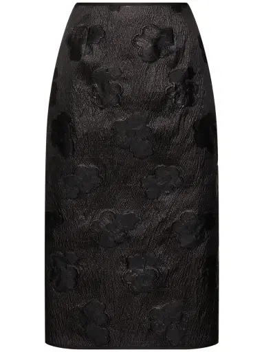 CECILIE BAHNSEN Allegra Kumo Fil-coupé Midi Skirt | Thumbnail 1