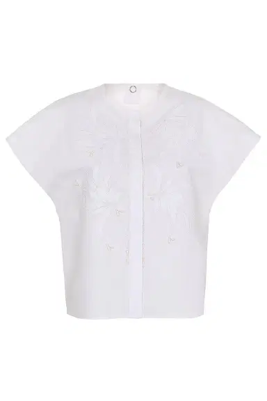MANTU Embroidered Cropped Shirt | Thumbnail 1