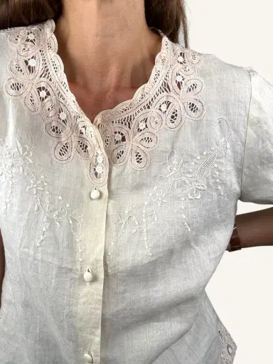 Jen Wonders Studio Blush Embroidered Blouse | Thumbnail 2 Jen Wonders Studio Blush Embroidered Blouse | Thumbnail 2