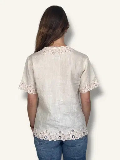 Jen Wonders Studio Blush Embroidered Blouse | Thumbnail 6 Jen Wonders Studio Blush Embroidered Blouse | Thumbnail 6