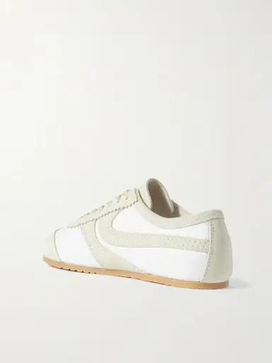 Dries Van Noten Suede-trimmed Leather Sneakers | Thumbnail 3 Dries Van Noten Suede-trimmed Leather Sneakers | Thumbnail 3