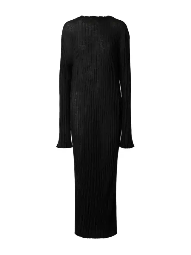 Sigrid Ribbed Merino Wool-blend Maxi Dress