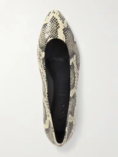 aeyde Ellie Snake-effect Leather Ballet Flats | Thumbnail 5 aeyde Ellie Snake-effect Leather Ballet Flats | Thumbnail 5