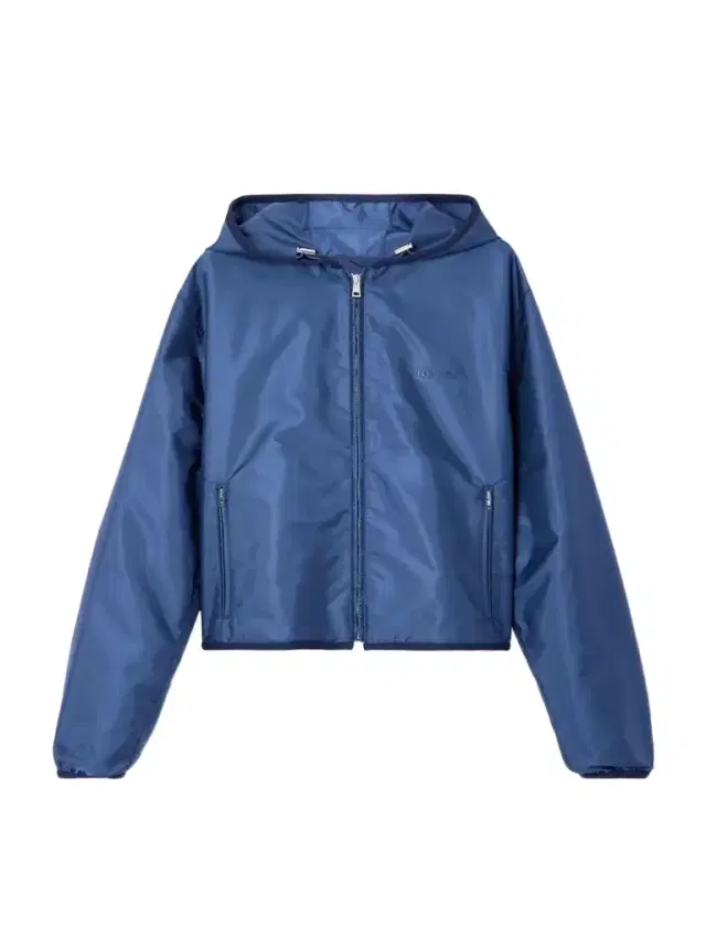 Hooded Gabardine Bomber Jacket
