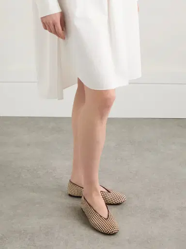 Bottega Veneta Two-tone Intrecciato Leather Ballet Flats | Thumbnail 2 Bottega Veneta Two-tone Intrecciato Leather Ballet Flats | Thumbnail 2