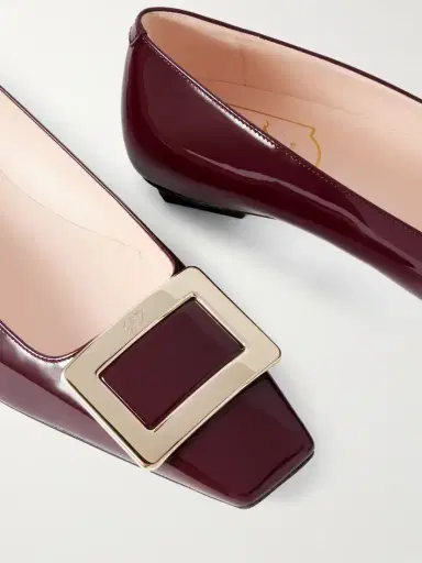 Roger Vivier Belle Vivier Buckled Patent-leather Ballet Flats | Thumbnail 4
