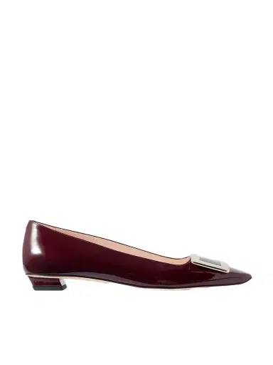 Roger Vivier Belle Vivier Buckled Patent-leather Ballet Flats | Thumbnail 1