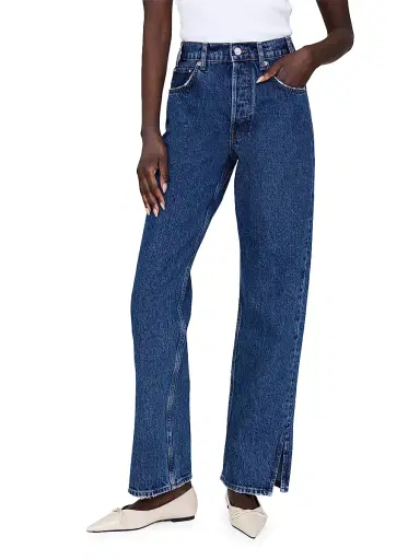 Anine Bing Women's Roy High-Rise Straight-Fit Jeans | Thumbnail 3 Anine Bing Women's Roy High-Rise Straight-Fit Jeans | Thumbnail 3