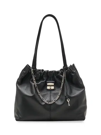 Marc Jacobs Women's The Cristina Leather Tote Bag - Black | Thumbnail 1