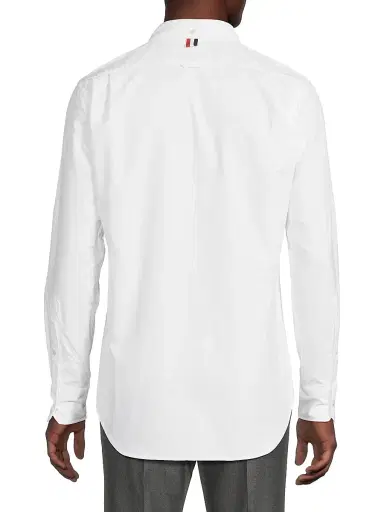 Thom Browne Men's Classic Cotton Oxford Shirt - White - Size XXL | Thumbnail 5