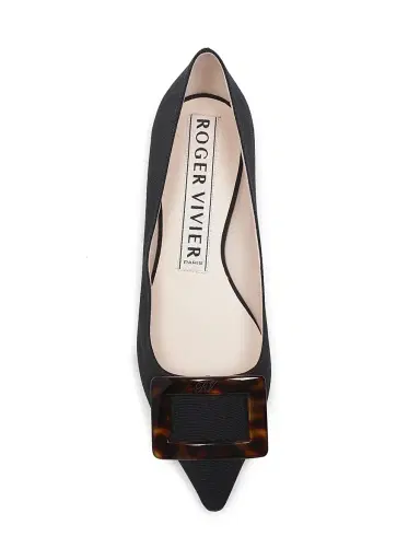 Roger Vivier Women's Gommettine Leather Ballerina Flats | Thumbnail 4 Roger Vivier Women's Gommettine Leather Ballerina Flats | Thumbnail 4