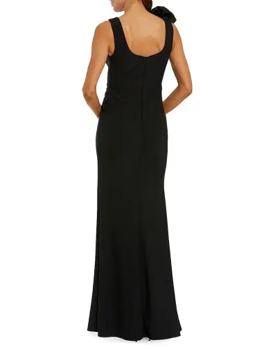 Mac Duggal Women's Beaded Scoopneck Column Gown | Thumbnail 2 Mac Duggal Women's Beaded Scoopneck Column Gown | Thumbnail 2