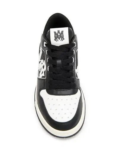 AMIRI Men's Classic Logo Leather Low-Top Sneakers - Black Black - Size 13 | Thumbnail 4