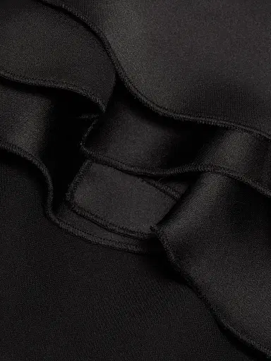 Ramy Brook Women's Klara Ruffle Cuff Minidress - Black | Thumbnail 7 Ramy Brook Women's Klara Ruffle Cuff Minidress - Black | Thumbnail 7
