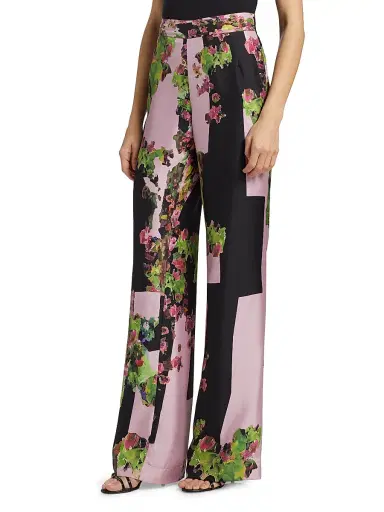Libertine Women's Aarons Printed Pants - Pink Multi | Thumbnail 4 Libertine Women's Aarons Printed Pants - Pink Multi | Thumbnail 4