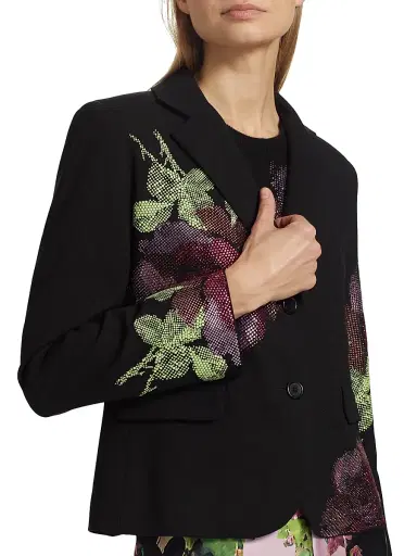 Libertine Women's American Beauty Short Blazer - Black | Thumbnail 6 Libertine Women's American Beauty Short Blazer - Black | Thumbnail 6