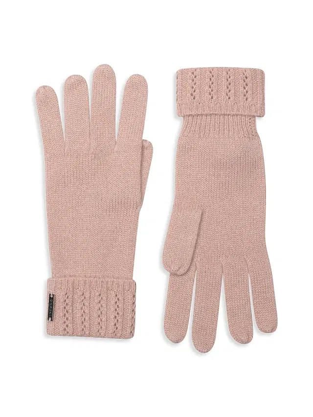 Gorski Women's Select Cashmere Gloves - Pink