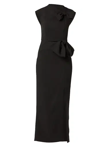 Shoshanna Women's Amor Sleeveless Maxi Dress - Jet | Thumbnail 1