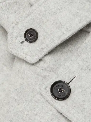 Proenza Schouler Women's Nola Brushed Wool-Cashmere Jacket - Light Grey Melange | Thumbnail 7