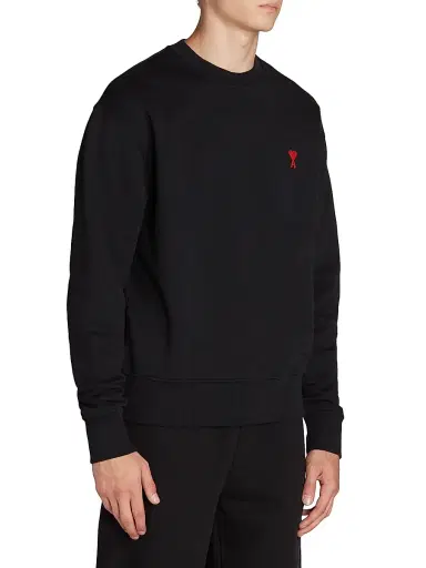 AMI PARIS Men's ADC Wool-Knit Crewneck Sweater | Thumbnail 4 AMI PARIS Men's ADC Wool-Knit Crewneck Sweater | Thumbnail 4