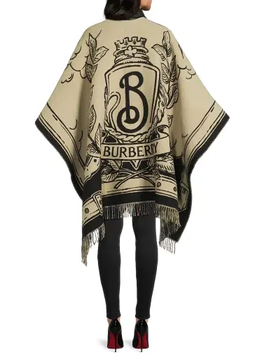Burberry Women's Stormy Knight Wool Cape | Thumbnail 5 Burberry Women's Stormy Knight Wool Cape | Thumbnail 5