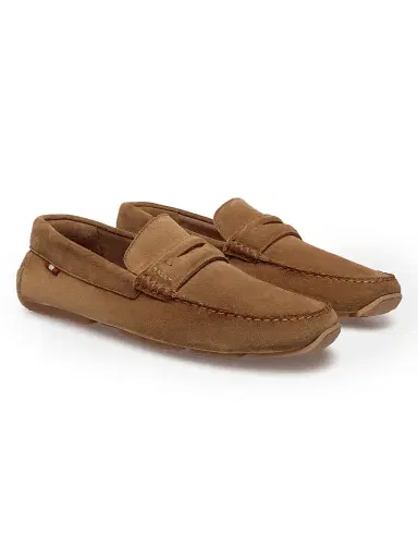 BALLY Men's Pilot Palven Suede Driving Loafers | Thumbnail 2