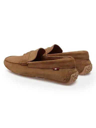 BALLY Men's Pilot Palven Suede Driving Loafers | Thumbnail 3