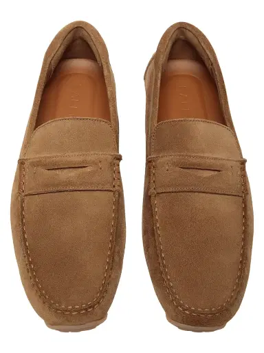 BALLY Men's Pilot Palven Suede Driving Loafers | Thumbnail 4