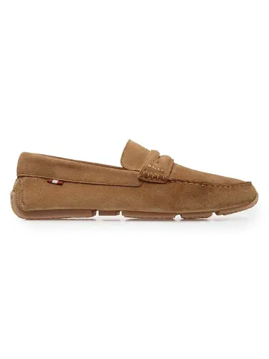 BALLY Men's Pilot Palven Suede Driving Loafers | Thumbnail 1