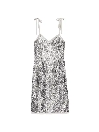 Prada Women's Embroidered Sequin Dress - Assorted | Thumbnail 1