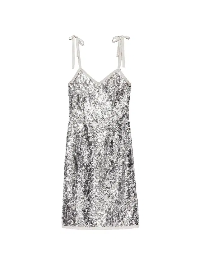 Women's Embroidered Sequin Dress - Assorted