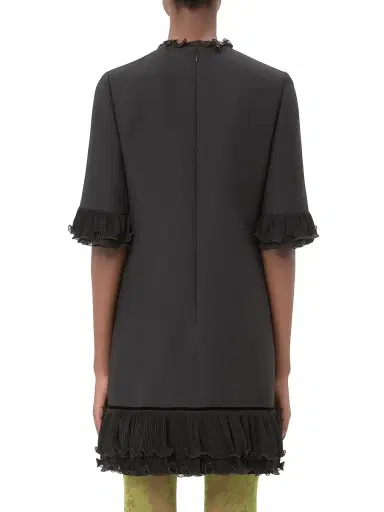 Valentino Garavani Women's Crepe Couture Short Dress - Black - Size 2 | Thumbnail 4 Valentino Garavani Women's Crepe Couture Short Dress - Black - Size 2 | Thumbnail 4