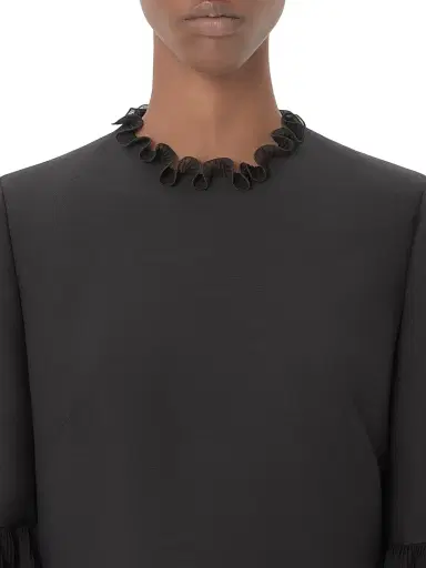 Valentino Garavani Women's Crepe Couture Short Dress - Black - Size 2 | Thumbnail 5 Valentino Garavani Women's Crepe Couture Short Dress - Black - Size 2 | Thumbnail 5