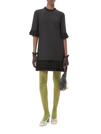 Valentino Garavani Women's Crepe Couture Short Dress - Black - Size 2 | Thumbnail 7 Valentino Garavani Women's Crepe Couture Short Dress - Black - Size 2 | Thumbnail 7