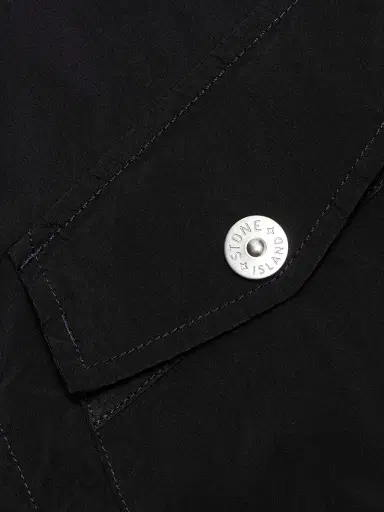 Stone Island Men's Short Parka Coat - Black - Size Small | Thumbnail 7