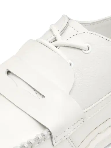 MM6 Maison Margiela Men's Dr. Martens x 1461 Penton Leather Mash-Up Loafers - Vintage White | Thumbnail 4 MM6 Maison Margiela Men's Dr. Martens x 1461 Penton Leather Mash-Up Loafers - Vintage White | Thumbnail 4