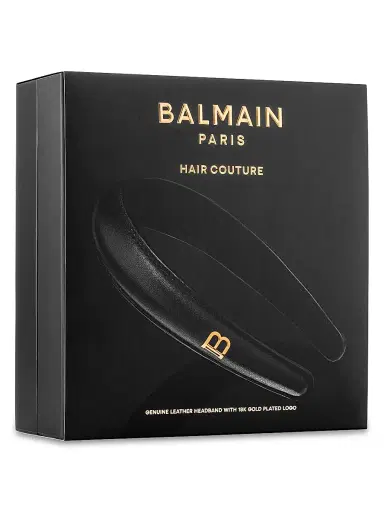 Balmain Hair Women's Gold-Plated Leather Puffed Headband | Thumbnail 3 Balmain Hair Women's Gold-Plated Leather Puffed Headband | Thumbnail 3