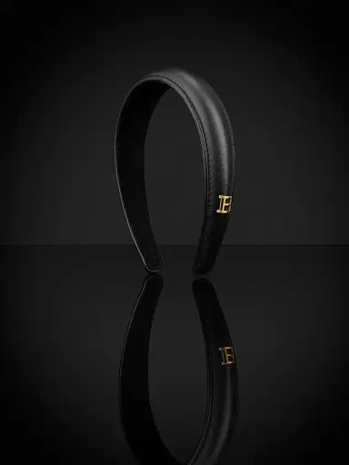 Balmain Hair Women's Gold-Plated Leather Puffed Headband | Thumbnail 4 Balmain Hair Women's Gold-Plated Leather Puffed Headband | Thumbnail 4