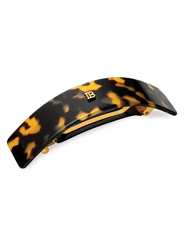 Women's Logo "B"  Hair Barrette - Tortoise
