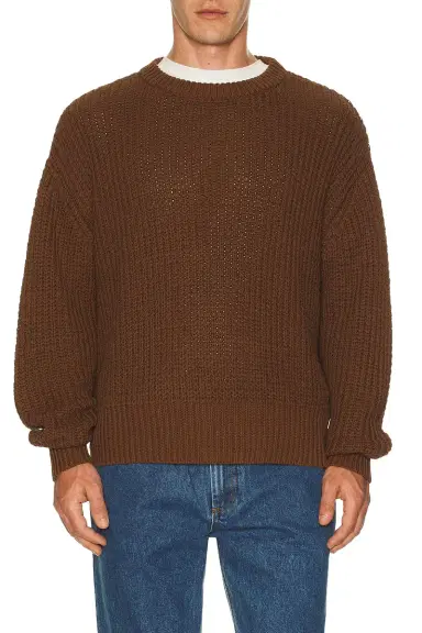 Every Other Thursday Fisherman Knit Sweater | Thumbnail 3